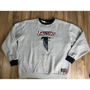 Atlanta Falcons Men's 2XL‎ Crew Neck Sweater Season Holder 2024 Reserve Gray